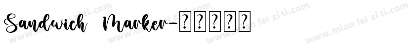 Sandwich Marker字体转换
